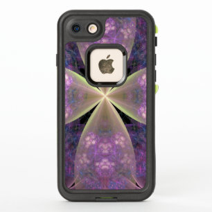 Pastel Paarse Floral Cross van Christus