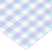 Pastel Paarse Gingham Tafelkleed (Gekanteld)