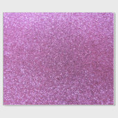 Pastel paarse glitter cadeaupapier (Vlak)