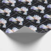 Pastel Paarse Iris Blossom Cadeaupapier (Hoek)