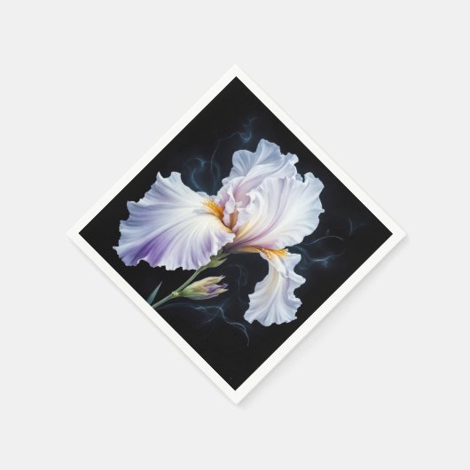 Pastel Paarse Iris Blossom Servet (Hoek)