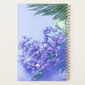 Pastel Paarse Jacaranda Tree Flowers Planner (Achterkant)