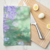 Pastel Paarse Jacaranda Tree Flowers Theedoek (Quarter Fold)