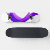 Pastel paarse kleur persoonlijk skateboard (Horizontaal)