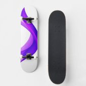 Pastel paarse kleur persoonlijk skateboard (Voorkant)