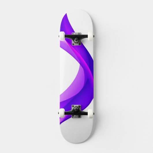 Pastel paarse kleur persoonlijk skateboard (Voorkant)