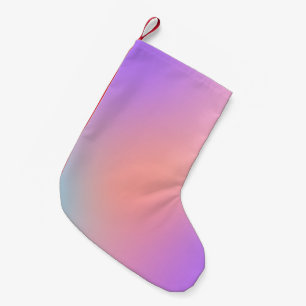 Pastel Paarse kleuren Abstracte Blur Gradient Ombr Kleine Kerstsok