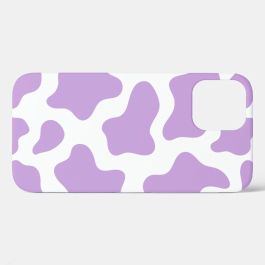 pastel paarse koe print kawaii Case-Mate iPhone case (Achterkant (horizontaal))
