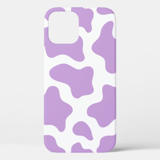 pastel paarse koe print kawaii Case-Mate iPhone case (Achterkant)