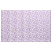 pastel paarse koe print kawaii stof (Yard (91,4 cm))