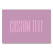 Pastel Paarse & Lichtroze | Moderne bewerkbare tek Kaart (Voorkant)