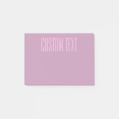 Pastel Paarse & Lichtroze | Moderne bewerkbare tek Post-it® Notes (Voorkant)