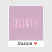 Pastel Paarse & Lichtroze | Moderne bewerkbare tek Sticker (Vel)