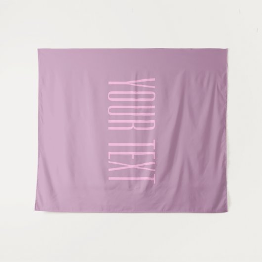 Pastel Paarse & Lichtroze | Moderne bewerkbare tek Wandkleed (Voorkant (horizontaal))