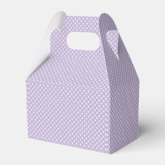 Pastel Paarse Madeliefjes voor Lente en Baby Cadea Bedankdoosjes