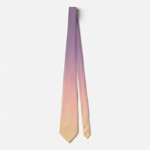 Pastel Paarse naar Beige Verlopende Zacht Halsband Stropdas