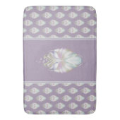 Pastel Paarse Oracle Owl Badmat (Voorkant Verticaal)