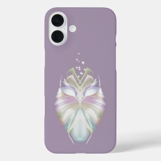 Pastel Paarse Oracle Owl Case-Mate iPhone Case (Achterkant)