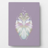 Pastel Paarse Oracle Owl Fotoplaat (voorkant)