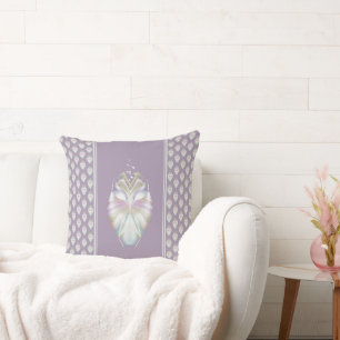 Pastel Paarse Oracle Owl Kussen