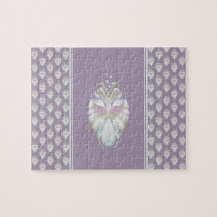 Pastel Paarse Oracle Owl Legpuzzel