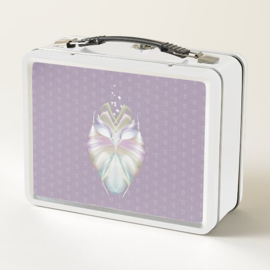 Pastel Paarse Oracle Owl Monogram (Achterkant)