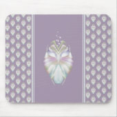 Pastel Paarse Oracle Owl Muismat (Voorkant)