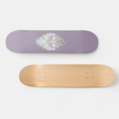 Pastel Paarse Oracle Owl Persoonlijk Skateboard (Horizontaal)