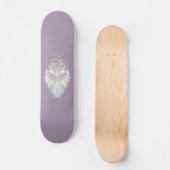 Pastel Paarse Oracle Owl Persoonlijk Skateboard (Voorkant)
