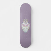 Pastel Paarse Oracle Owl Persoonlijk Skateboard (Voorkant)
