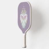 Pastel Paarse Oracle Owl Pickleball Paddle (Links)