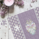 Pastel Paarse Oracle Owl Puzzel<br><div class="desc">De Starlight Oracle Owl ziet alles en weet alles-stelt uw vraag en is klaar om zijn oude wijsheid te ontvangen. Mystical pasteluil met prophetische ogen, en magisch sterrenlicht dat uitstraalt van de bovenkant van zijn goddelijk wijze hoofd. Verander de lichte lavender paarse achtergrond in om het even welke kleur u...</div>