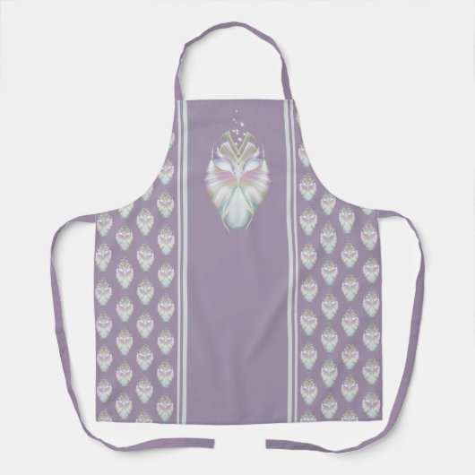 Pastel Paarse Oracle Owl Schort (Voorkant)