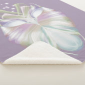 Pastel Paarse Oracle Owl Sherpa Deken (3/4)