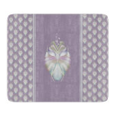 Pastel Paarse Oracle Owl Snijplank (Voorkant)