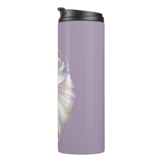 Pastel Paarse Oracle Owl Thermosbeker (Geroteerd rechts)