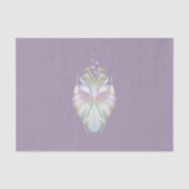 Pastel Paarse Oracle Owl Tissuepapier (Voorkant)