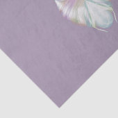 Pastel Paarse Oracle Owl Tissuepapier (Detail)