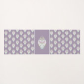 Pastel Paarse Oracle Owl Yogamat (Achterkant (horizontaal))