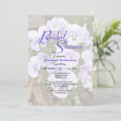 Pastel Paarse Pansies Foto Vrijgezellenfeest Sjabl Kaart (Staand voorkant)