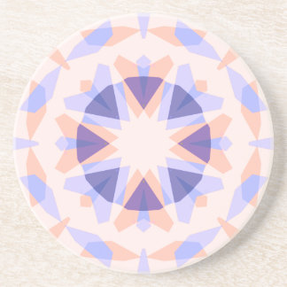  pastel Paarse perzik ster eclectische kitsch Zandsteen Onderzetter