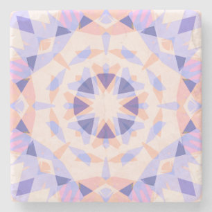 pastel Paarse perzik ster meisjes decoratief Stenen Onderzetter