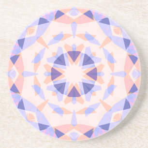  pastel Paarse perzik ster meisjes decoratief Zandsteen Onderzetter