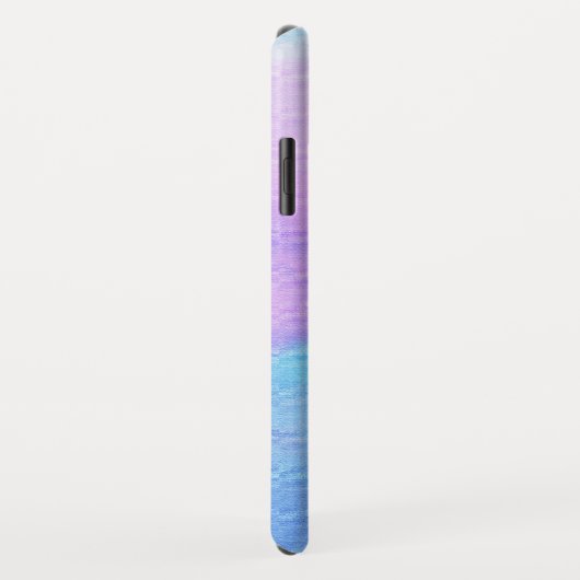 Pastel Paarse Roze Blauw Monogram Naam Case-Mate iPhone Case (Achterkant/rechts)