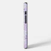  Pastel Paarse Snowflakes Telefoontas Case-Mate iPhone Case (Achterkant / Links)