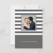 Pastel Paarse Waterverf Floral | Dank u wel Bedankkaart (Achterkant)