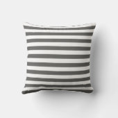 Pastel Paarse Waterverf Floral | Monogram Kussen (Achterkant)