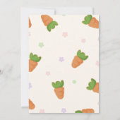 Pastel Paas Koek Uitwisseling Bloemige Zoete Lente Kaart (Achterkant)