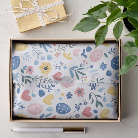 Pastel Paas Mini-Print – 4,5kg, 43x58cm Tissuepapier (Geschenk)