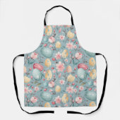 Pastel Paasbloemen Decoratie Schort (Voorkant)